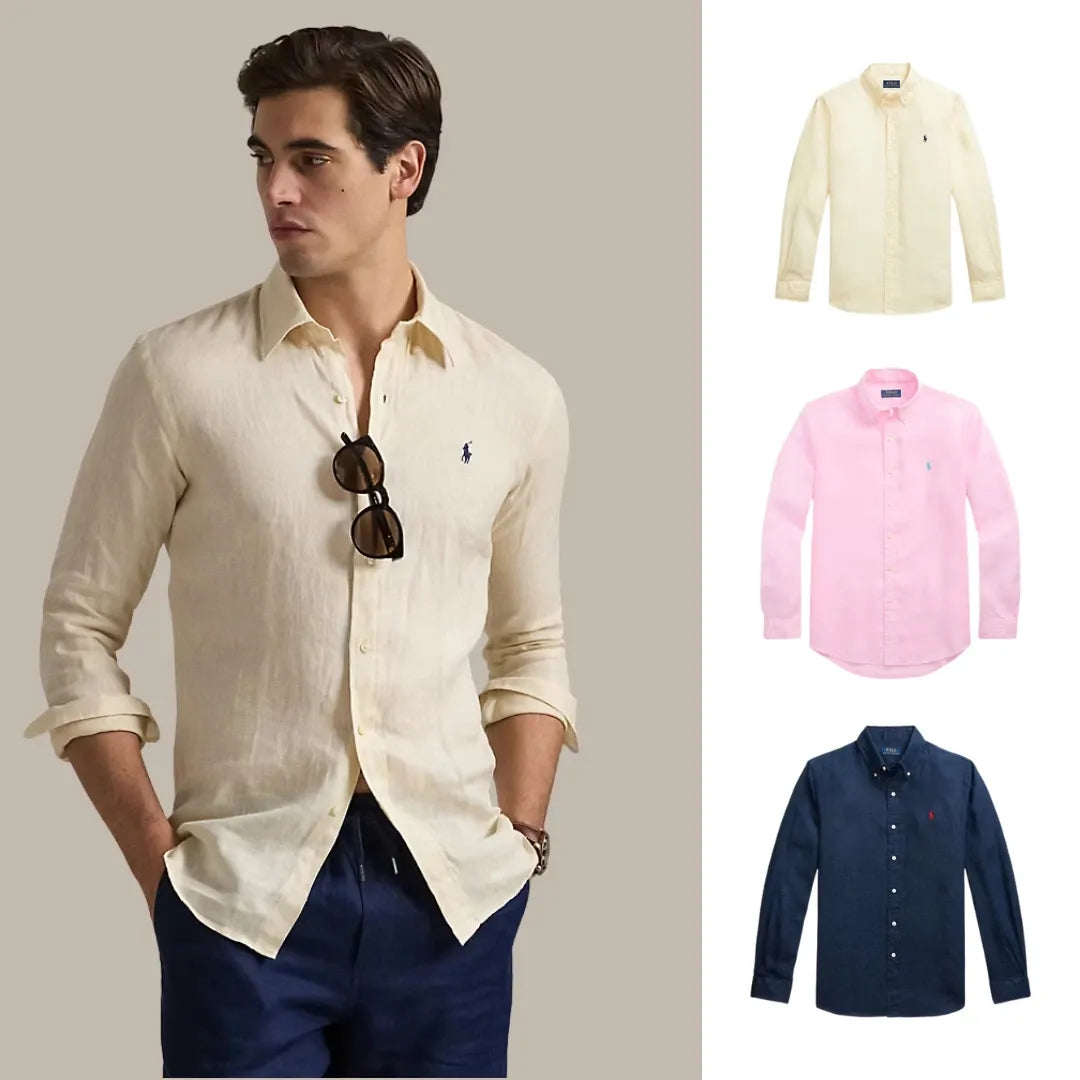 ACHETEZ 1, RECEVEZ 3 — CHEMISE EN LIN CLASSIQUE
