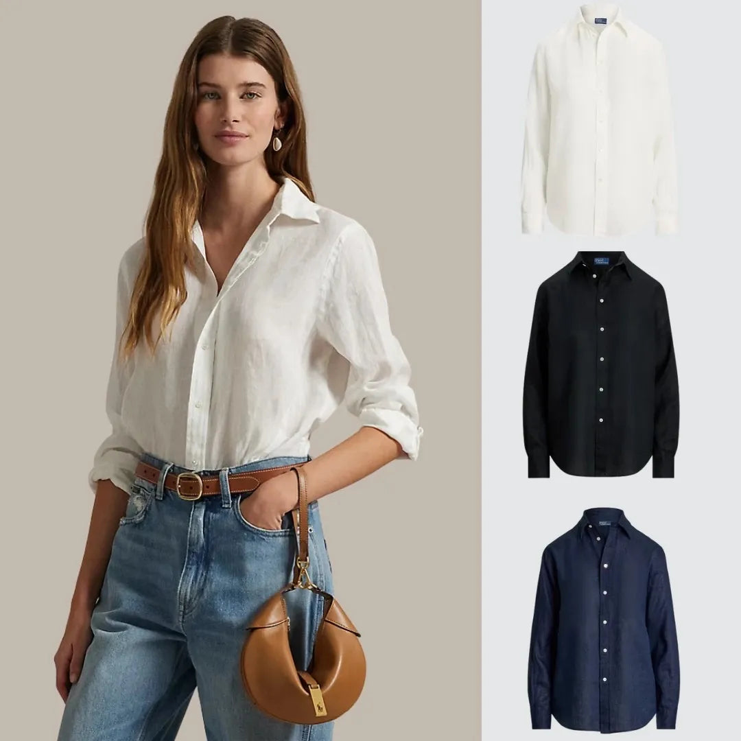 ACHETEZ 1, RECEVEZ 3 ! CHEMISE EN LIN CLASSIQUE